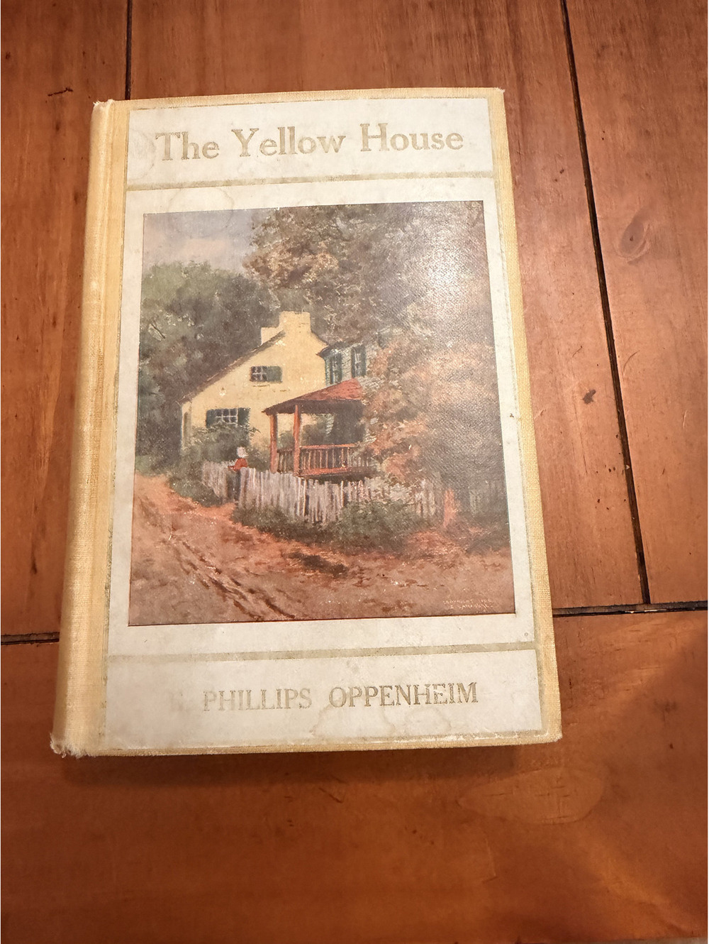 The Yellow House E Phillips Oppenheim 1908 Hardcover CH Doscher Antique Mystery